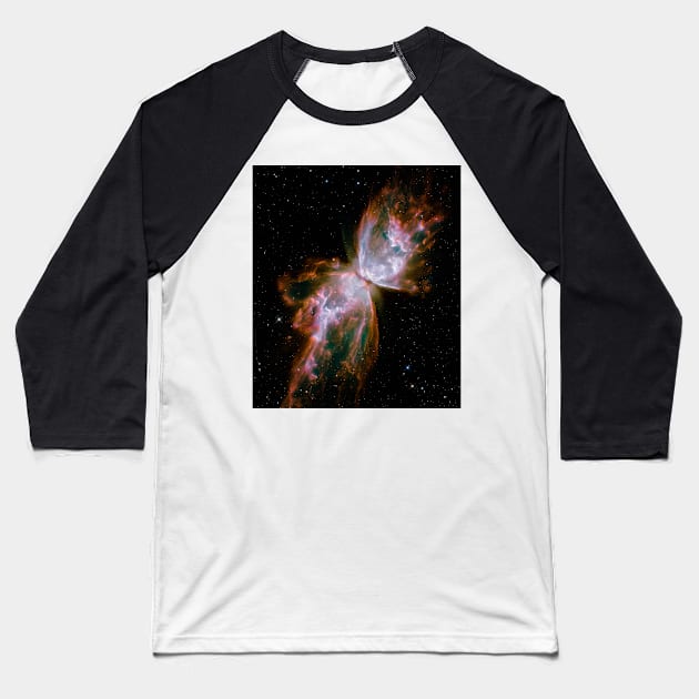 Butterfly planetary nebula, HST image (C021/9253) Baseball T-Shirt by SciencePhoto